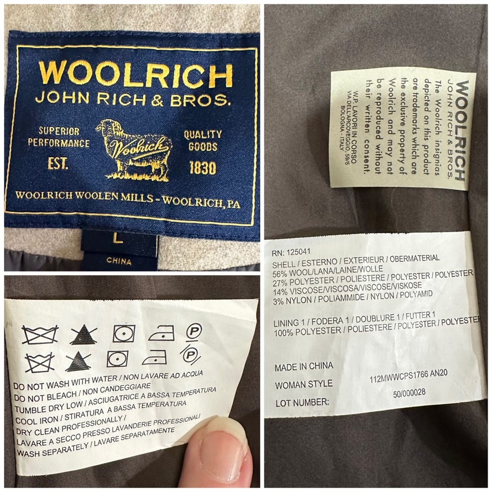 Anthro “Dipped Nugget Cape” by Woolrich - Picture 11 of 14